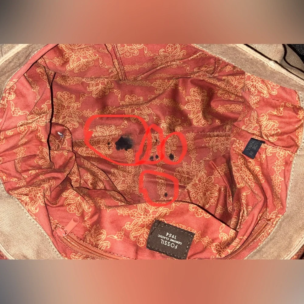 Large Crossbody / Messenger / Duffle Bag pre-loved condition (please see pics)📸 - Picture 7 of 10